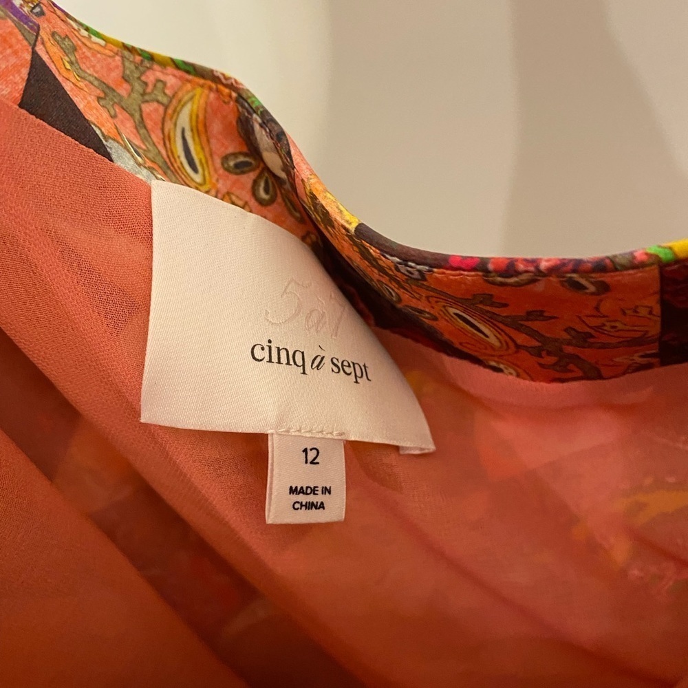 Cinq à Sept Multicolor Asymmetrical Dress - Picture 7 of 7